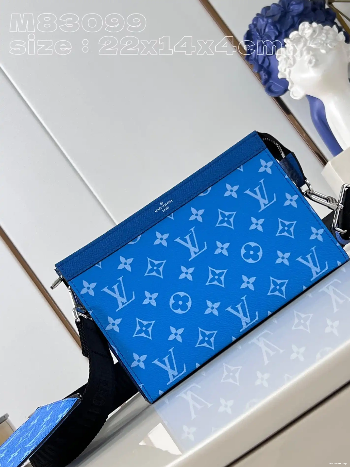 AAA Replica Ru Wearable -22*14.5*4.5CM VUITTON Wallet Gaston LOUIS 0515